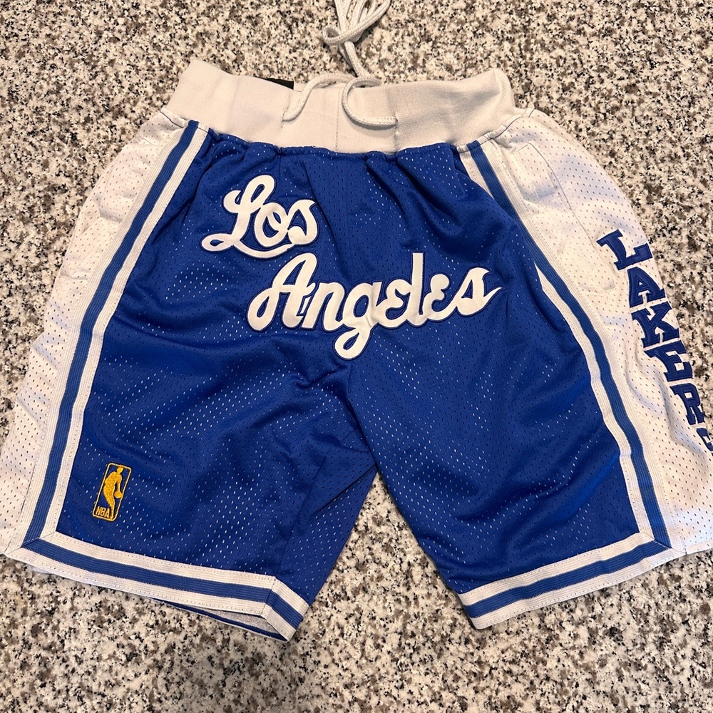 Throwback Los Angeles Lakers Shorts
